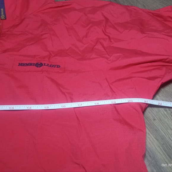 Henry Lloyd Red Fall/Spring Jacket Coat Size Small - Picture 12 of 13